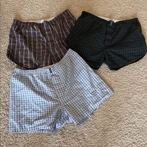 Jockey Plaid Boxer Shorts Set of 3